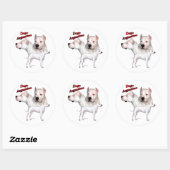 Dogo Argentino Trio 2 - Sticker (Vel)