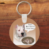 Dogo Argentino Turkije Sleutelhanger (Achterkant)