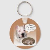 Dogo Argentino Turkije Sleutelhanger (Achterkant)