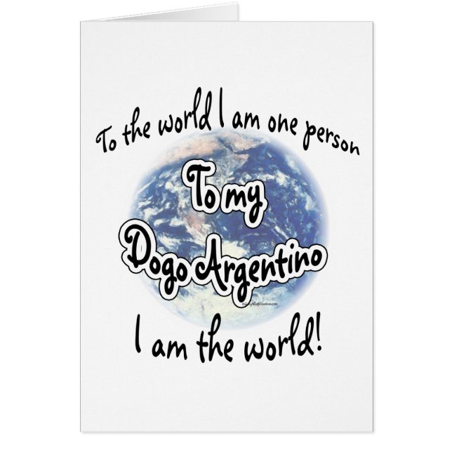 Dogo Argentino World 2 (Voorkant)