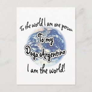 Dogo Argentino World 2 Briefkaart