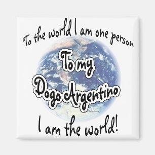 Dogo Argentino World 2 Magneet