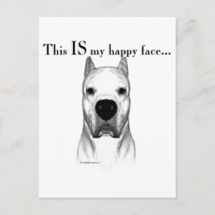 Dogo Happy Face Briefkaart