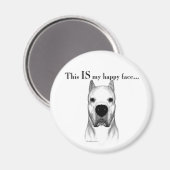 Dogo Happy Face Magneet (Voorkant / Achterkant)