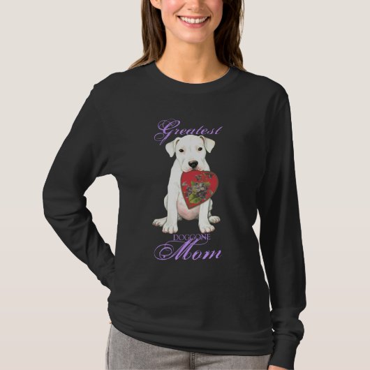 Dogo Heart Mam Long Slapeve T-Shirt (Voorkant)