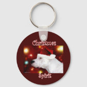 Dogo kerstgeest - Sleutelhanger (Achterkant)