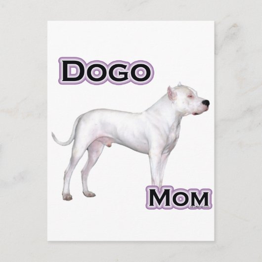 Dogo Moeder 4 Briefkaart (Voorkant)