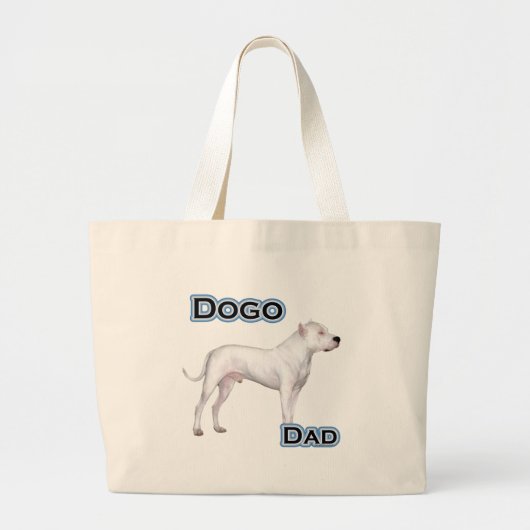 Dogo Pap 4 Grote Tote Bag (Voorkant)