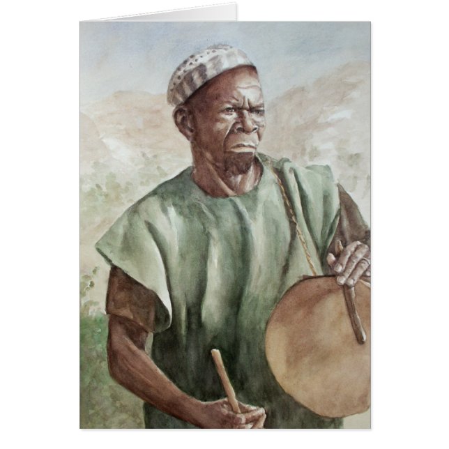Dogon Drummer (Voorkant)