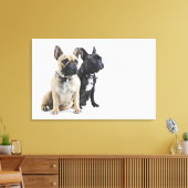 Dogopleiding en gehoorzaamheid canvas afdruk (Insitu (Woonkamer))