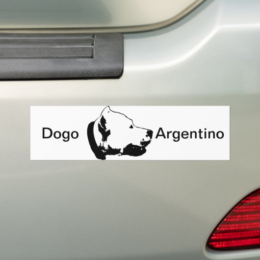 Dogo's Bumpersticker (Op auto)