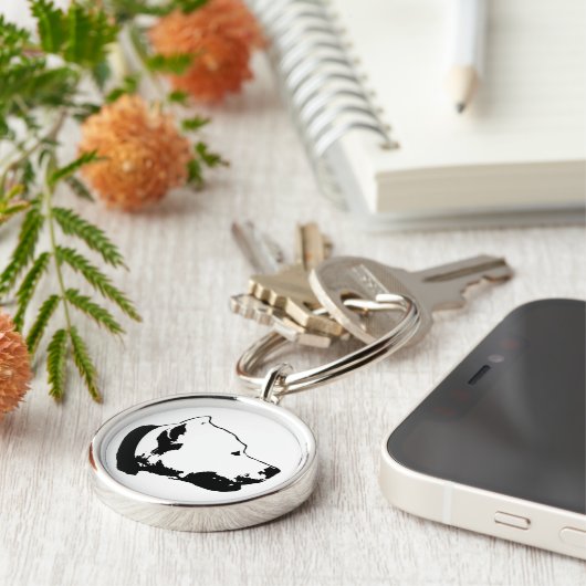 Dogos Premium Round Sleutelhanger (Zijkant)