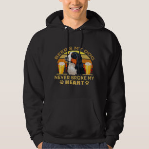 Dogs 365 Beer & Bernese Mountain Dog Nooit Broke M Hoodie