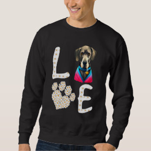 Dogs 365 Love Great Dane Dog Paw Pet Rescue Trui