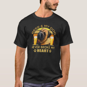 Dogs 365dogs 365 Beer & Bullmastiff Dog Nooit Brok T-shirt