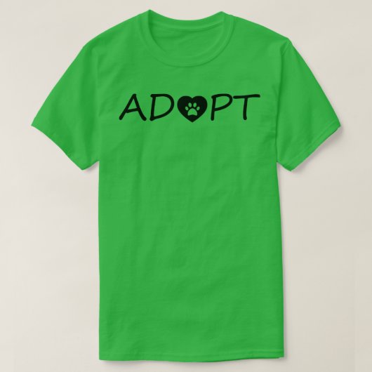Dogs aannemen t-shirt (Design voorkant)