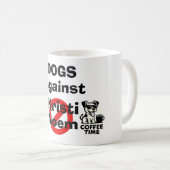 Dogs Against Kristi Noem Coffee Mug Koffiemok (Voorkant rechts)