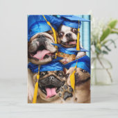 Dogs and Cat Grads in Photo Booth Kaart (Staand voorkant)