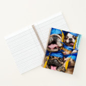 Dogs and Cat Grads in Photo Booth Notitieboek (Binnen)