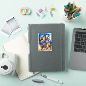 Dogs and Cat Grads in Photo Booth Sticker (iPad Cover)