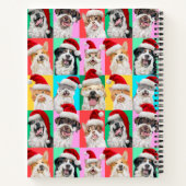 Dogs and Cats with Santa Beard Notitieboek (Achterkant)