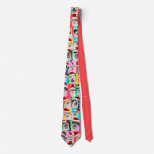 Dogs and Cats with Santa Beard Stropdas (Voorkant)