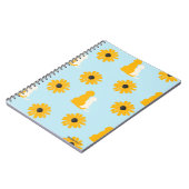 Dogs and Flowers Spiral Notitieboek Journal (Linkerzijde)