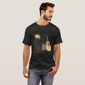 Dogs And Guitars Make Me Happy Humans Make My Head T-shirt (Voorkant volledig)