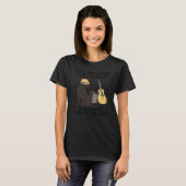 Dogs And Guitars Make Me Happy Humans Make My Head T-shirt (Voorkant volledig)