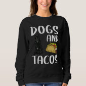 Dogs And Tacos Belgian Sheepdog Mexican Food Trui (Voorkant)