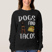 Dogs And Tacos Black and Tan Coonhound Mexican Foo Trui (Voorkant)