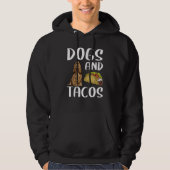 Dogs And Tacos English Cocker Spaniel Mexican Food Hoodie (Voorkant)
