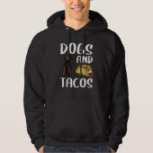Dogs And Tacos Field Spaniel Mexican Food Hoodie (Voorkant)