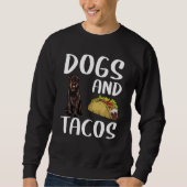 Dogs And Tacos Giant Schnauzer Mexican Food Trui (Voorkant)