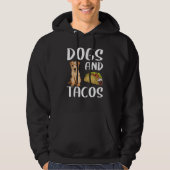 Dogs And Tacos Norfolk Terrier Mexican Food Hoodie (Voorkant)