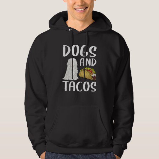 Dogs And Tacos Pulik Mexican Food Hoodie (Voorkant)