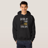 Dogs And Tacos Rottweiler Mexican Food Hoodie (Voorkant volledig)