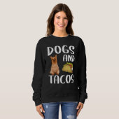 Dogs And Tacos Silky Terrier Mexican Food Trui (Voorkant volledig)