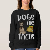 Dogs And Tacos Skye Terrier Mexican Food Trui (Voorkant)