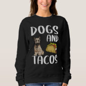 Dogs And Tacos Skye Terrier Mexican Food Trui (Voorkant)