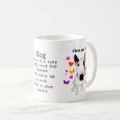 Dogs are love koffiemok (Voorkant rechts)