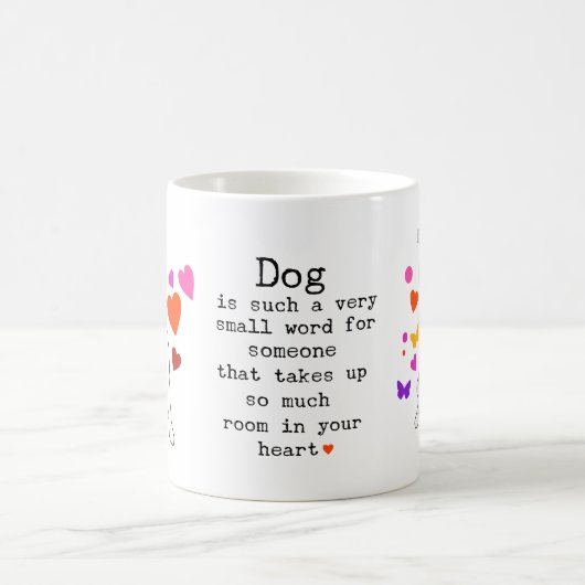 Dogs are love koffiemok (Center)