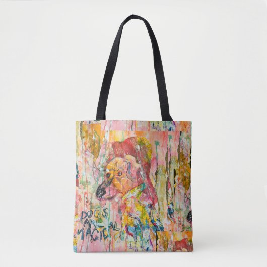 Dogs Are Magical Tote Bag (Voorkant)