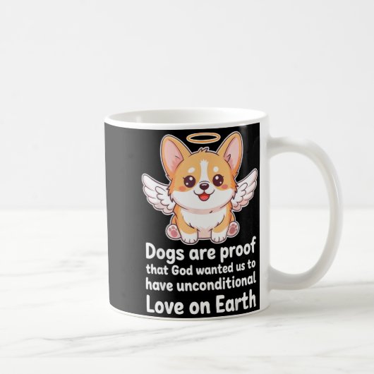Dogs Are Proof That God Wanted Us Christian Pets Koffiemok (Rechts)
