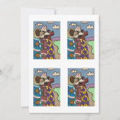 Dogs at Salt Lake, Feestdagenkaart (Voorkant)