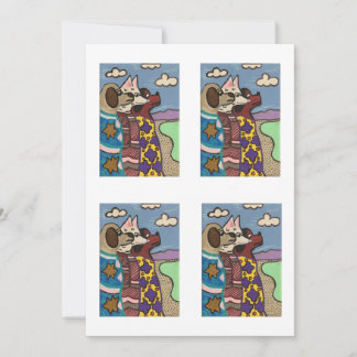 Dogs at Salt Lake, Feestdagenkaart