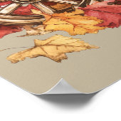 Dog's Autumn Applecart Poster (Hoek)
