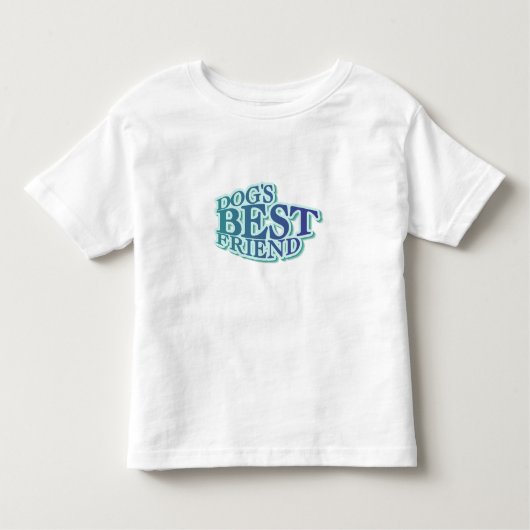DOGS BEST FRIEND KINDER SHIRTS (Voorkant)