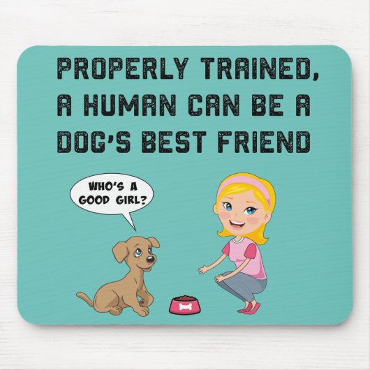 Dogs beste vriend drank muismat (Voorkant)