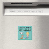 Dogs beste vriend magnet (Insitu (Vaatwasser))